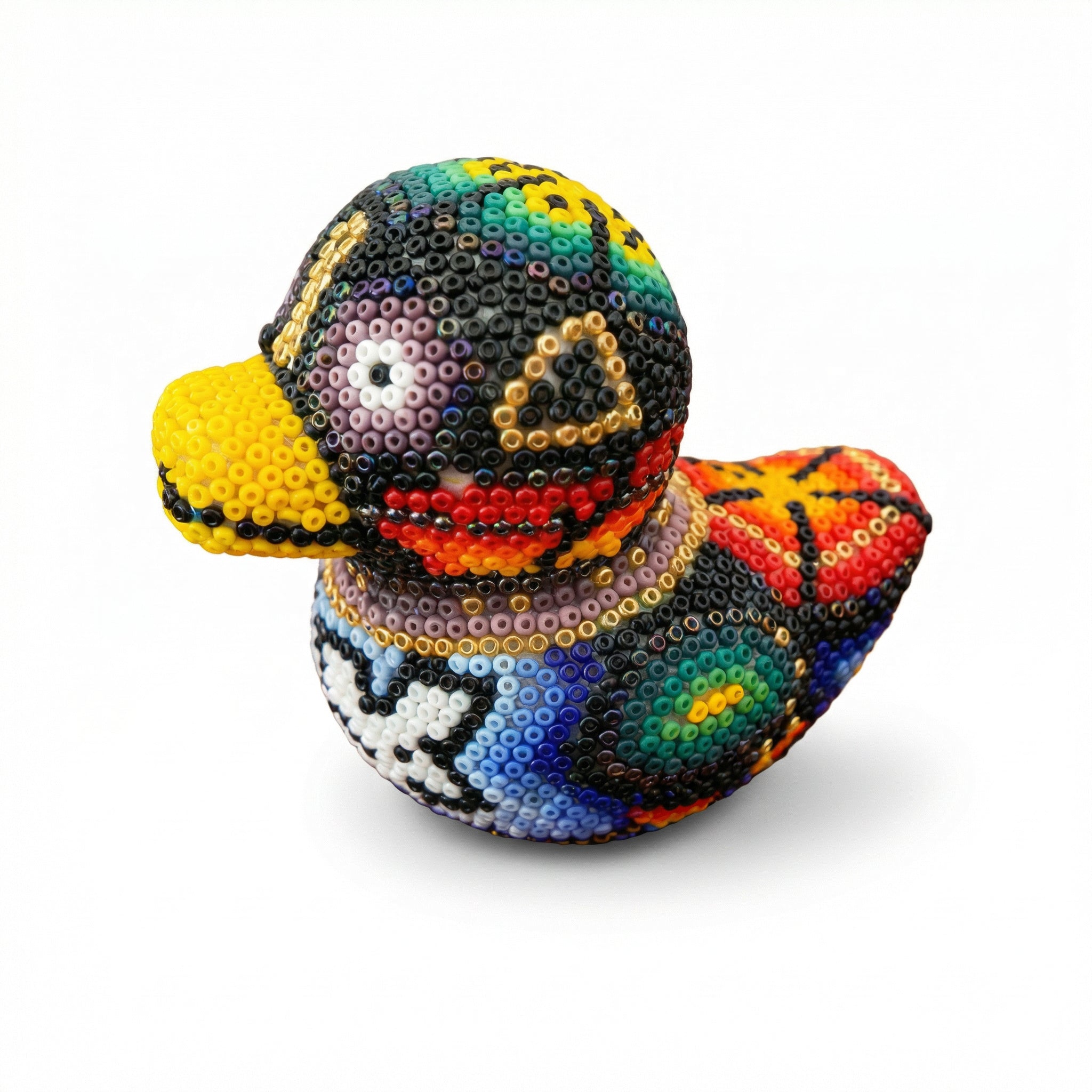 Patito arte Huichol de Nayarit - Arte Hecho a Mano